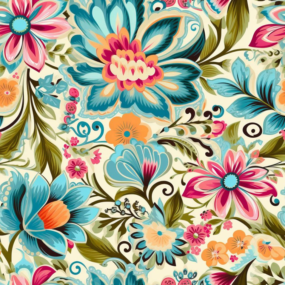 Vintage Florals Josephine Fabric