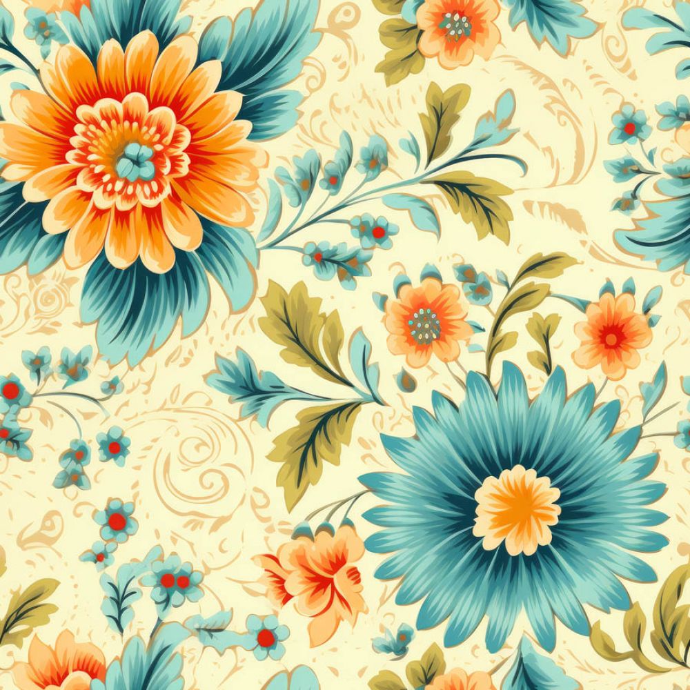 Vintage Florals Bonnie Fabric