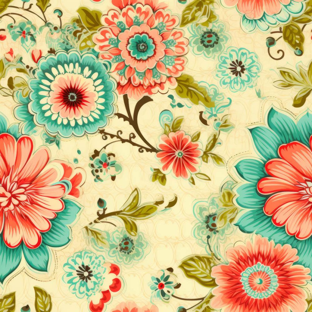 Vintage Florals Cordelia Fabric