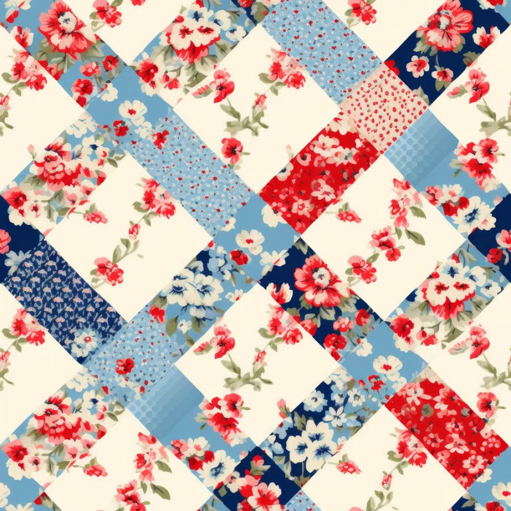 Vintage Florals Nina Fabric