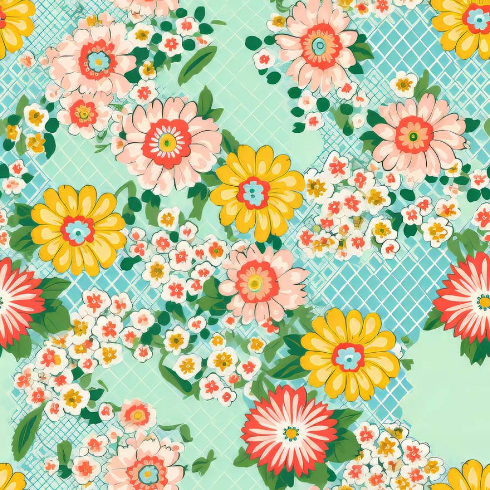 Vintage Florals Sandra Fabric