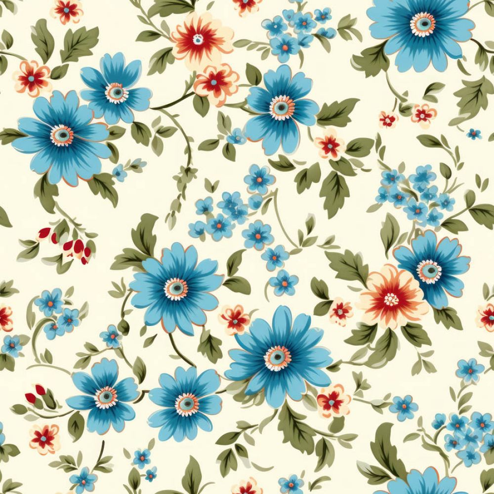 Vintage Florals Ruth Fabric