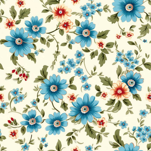Vintage Florals Ruth Fabric - By the yard