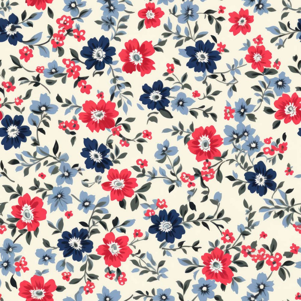 Vintage Florals Anita Fabric
