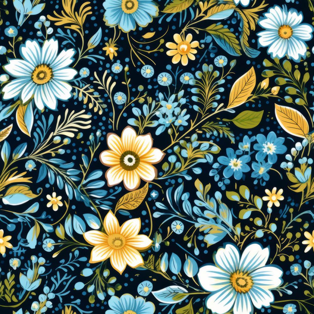 Vintage Florals Emma Fabric