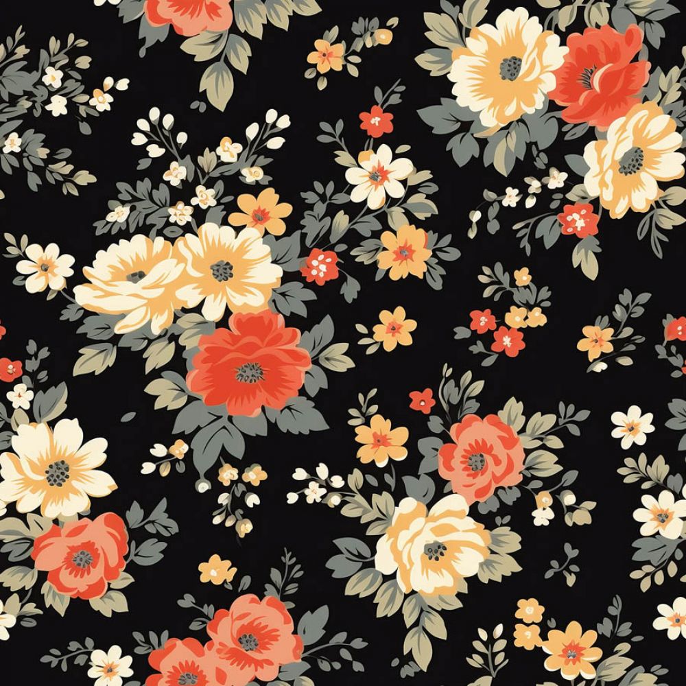 Vintage Florals Esme Fabric