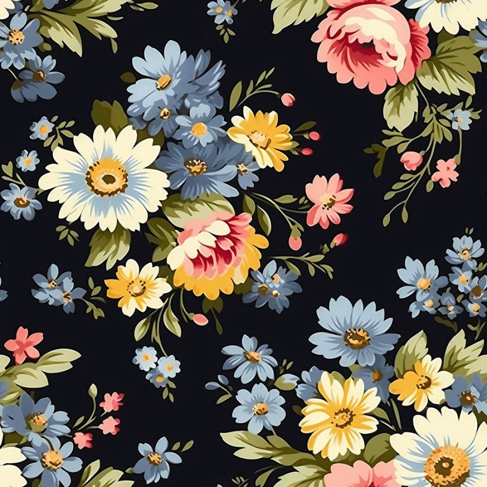 Vintage Florals Penelope Fabric