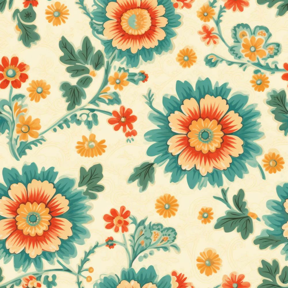 Vintage Florals Peggy Fabric