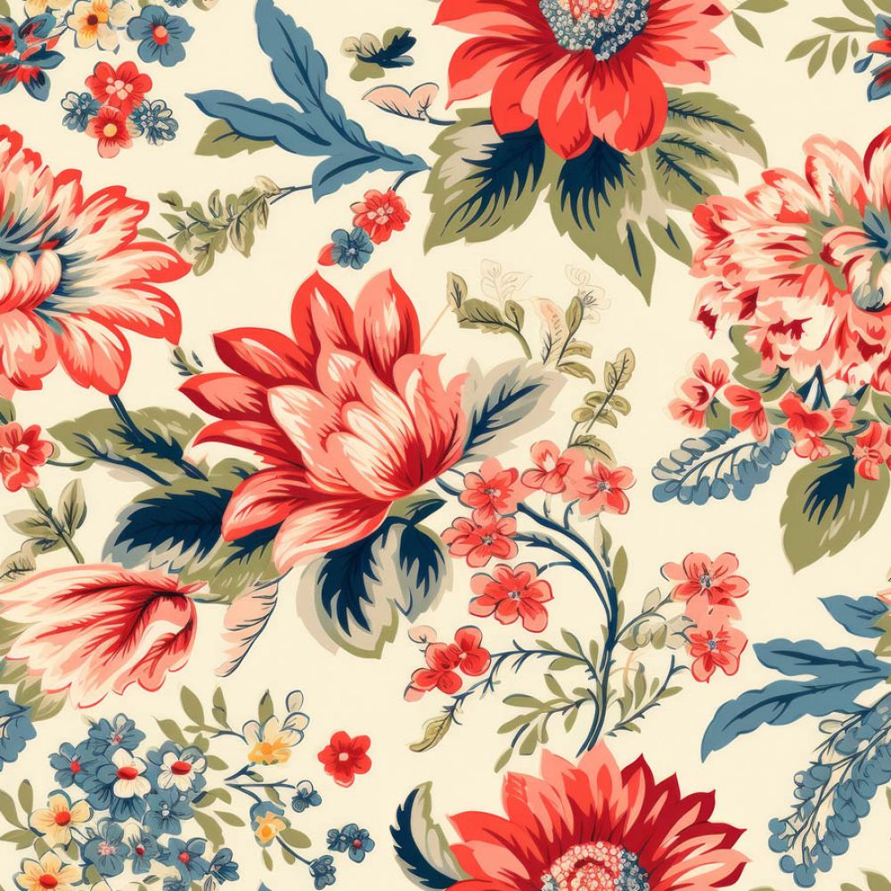 Vintage Florals Sophie Fabric