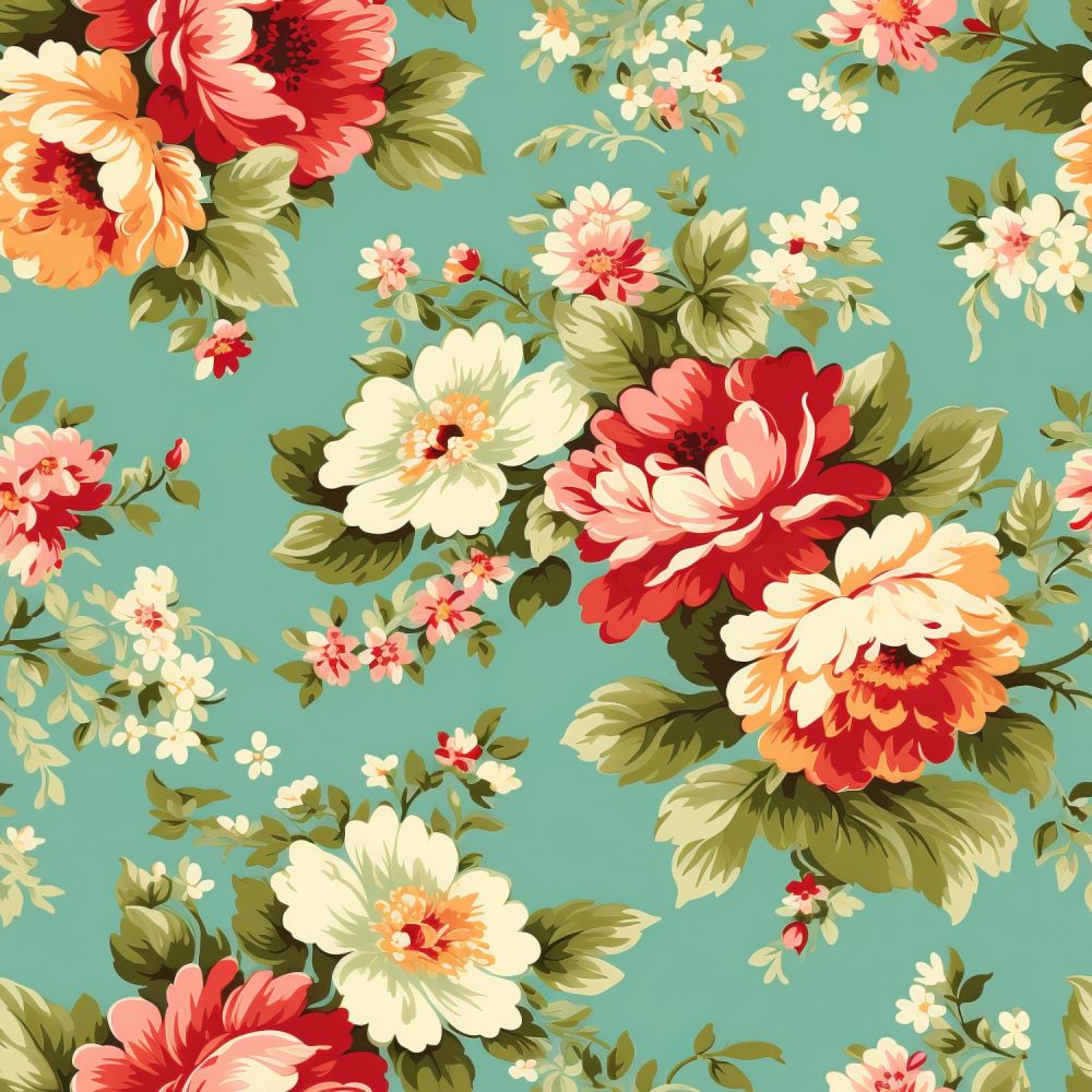 Vintage Florals Guinevere Fabric