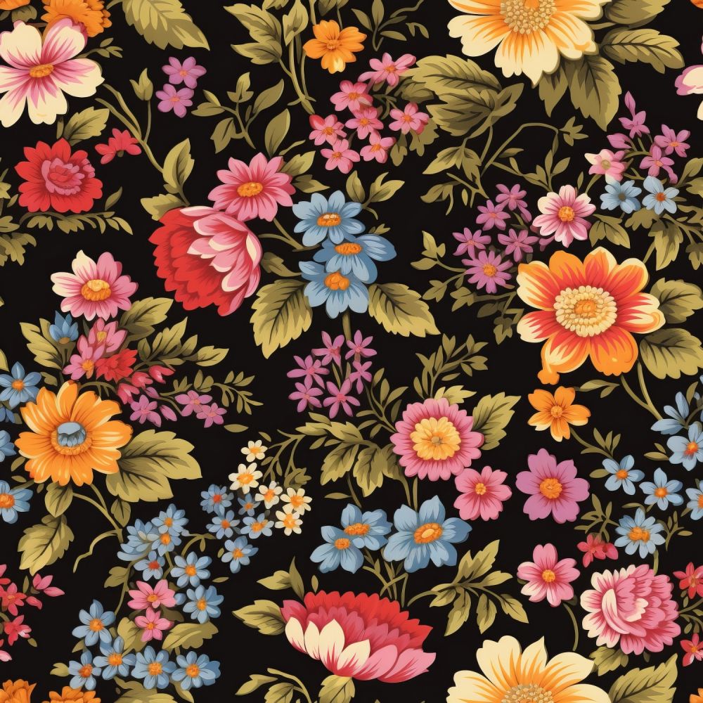 Vintage Florals Freya Fabric