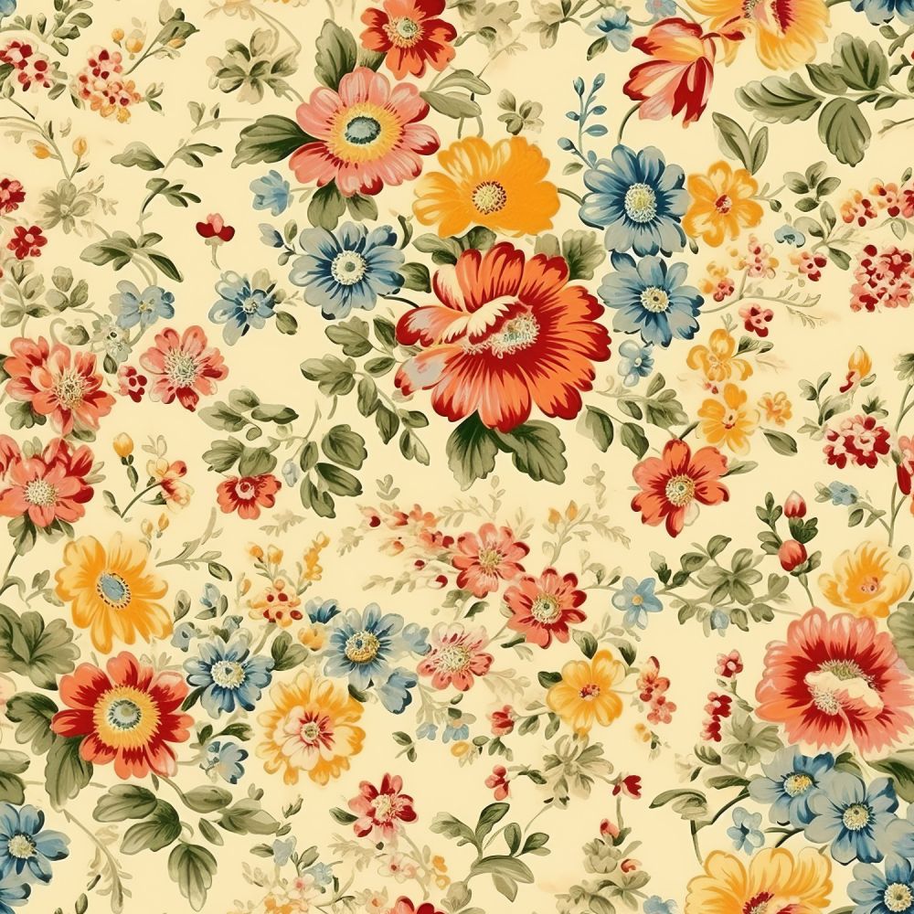Vintage Florals Mae Fabric