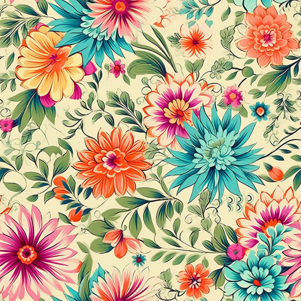 Vintage Florals Irene Fabric