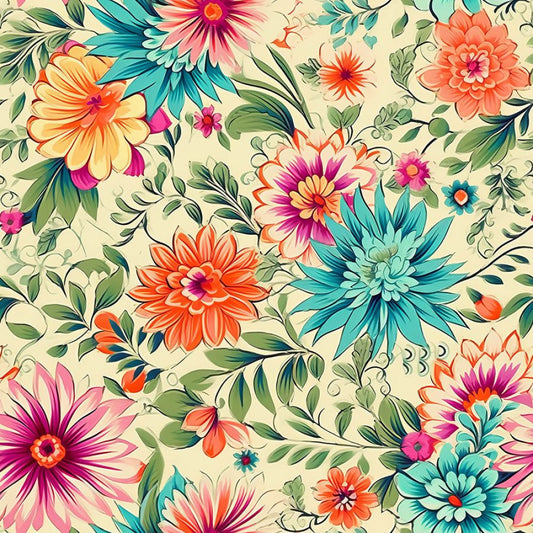 Vintage Florals Irene Fabric - By the yard