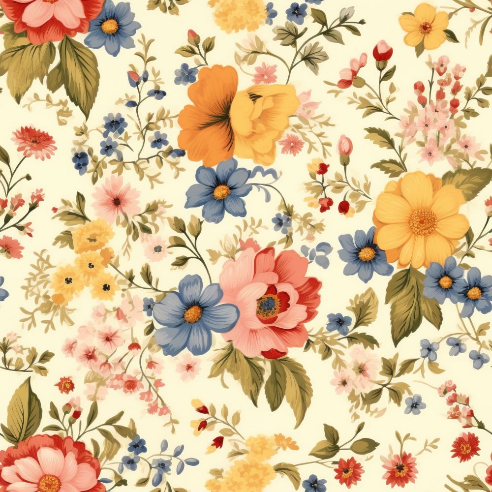 Vintage Florals Margot Fabric