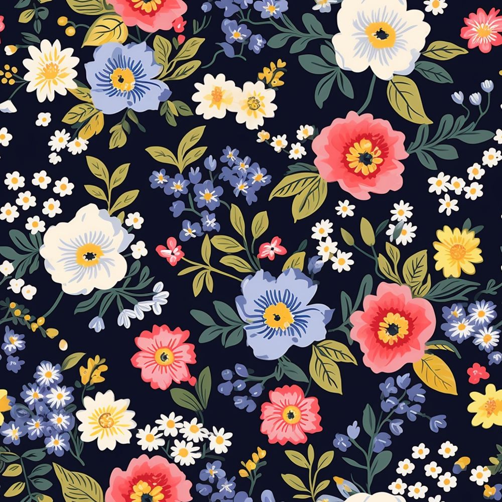 Vintage Florals Olivia Fabric