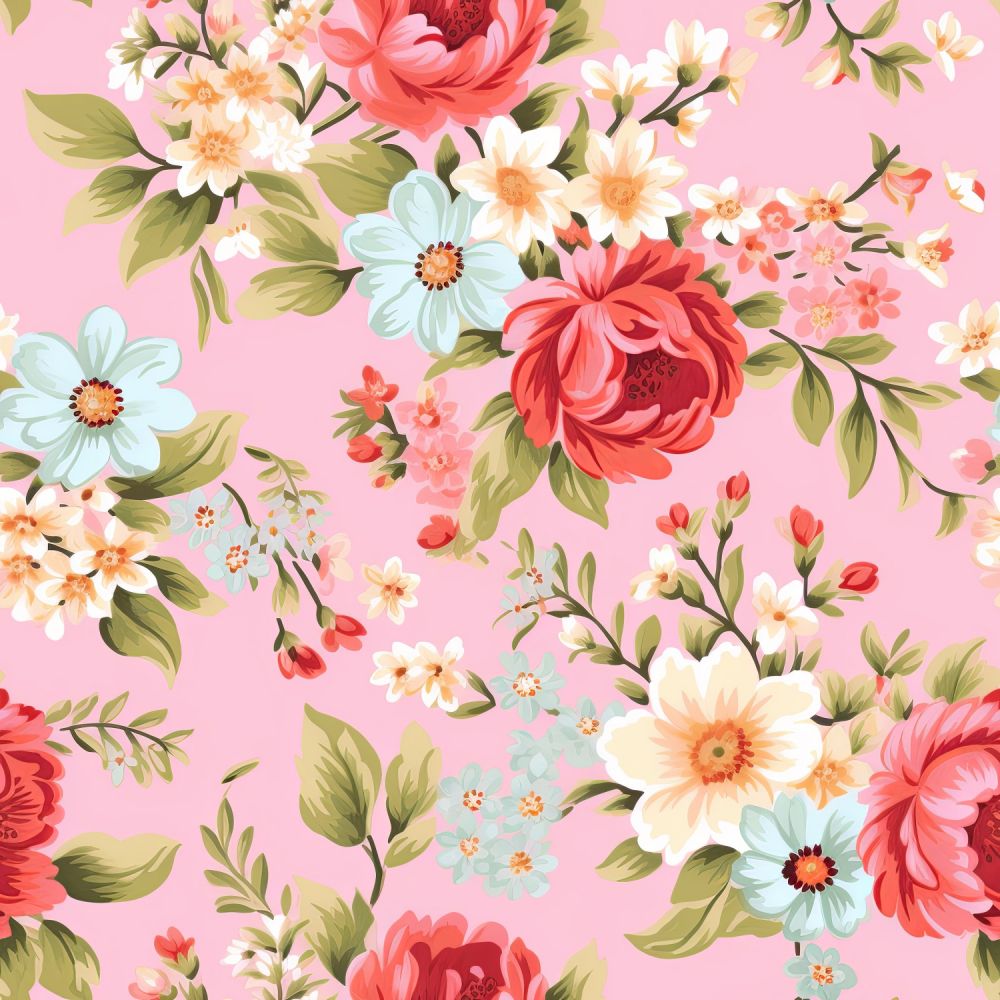 Vintage Florals June Fabric
