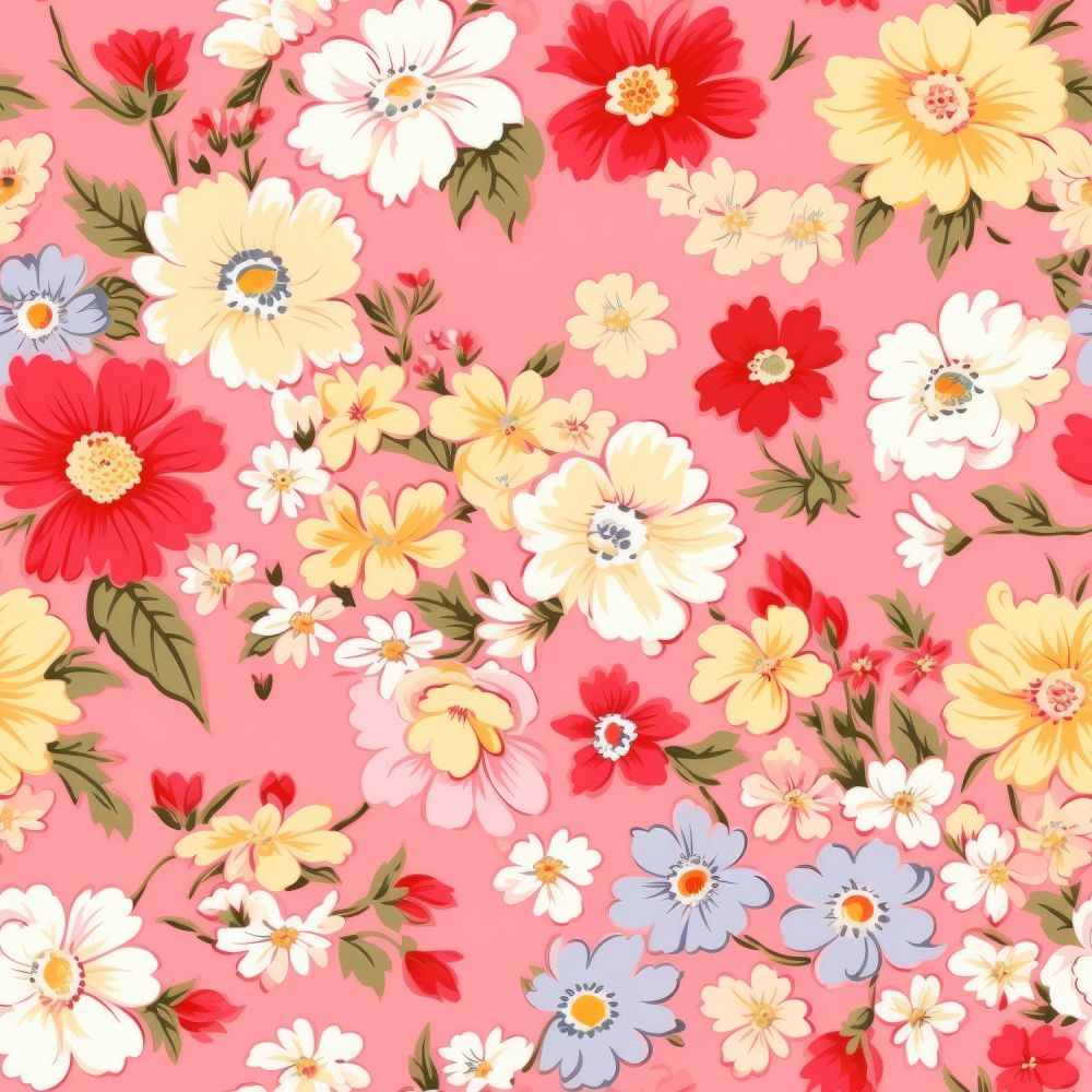 Vintage Florals Charlette Fabric