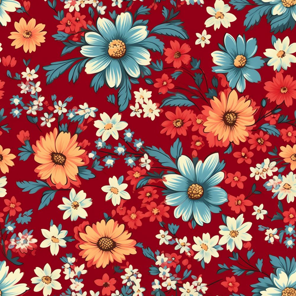 Vintage Florals Helena Fabric