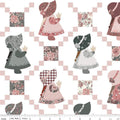 A Walk on the Prairie Sunbonnet Sue Wide Back Fabric - By the yard