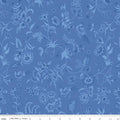 Kipling Gardens Haviland Blueberry Wide Back Fabric - By the yard