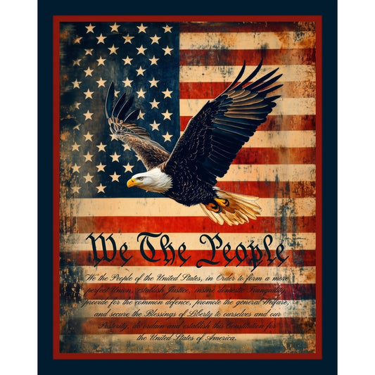 We The People Fabric Panel