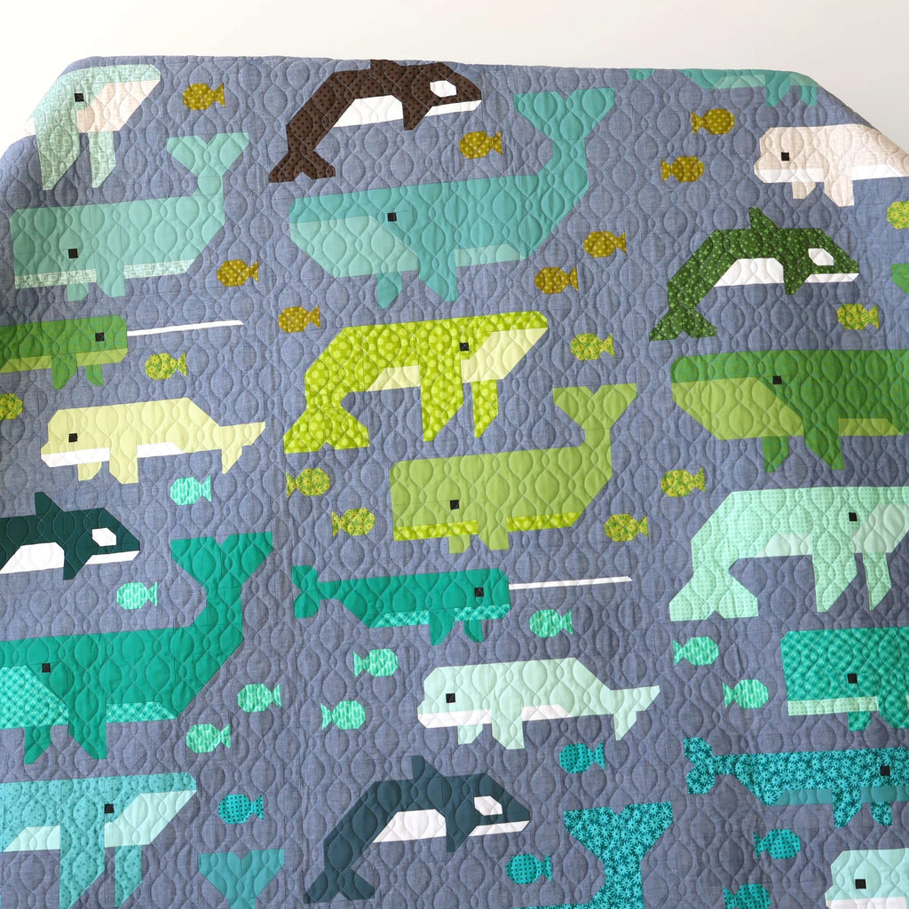 Elizabeth Hartman Whale Watching Quilt Pattern