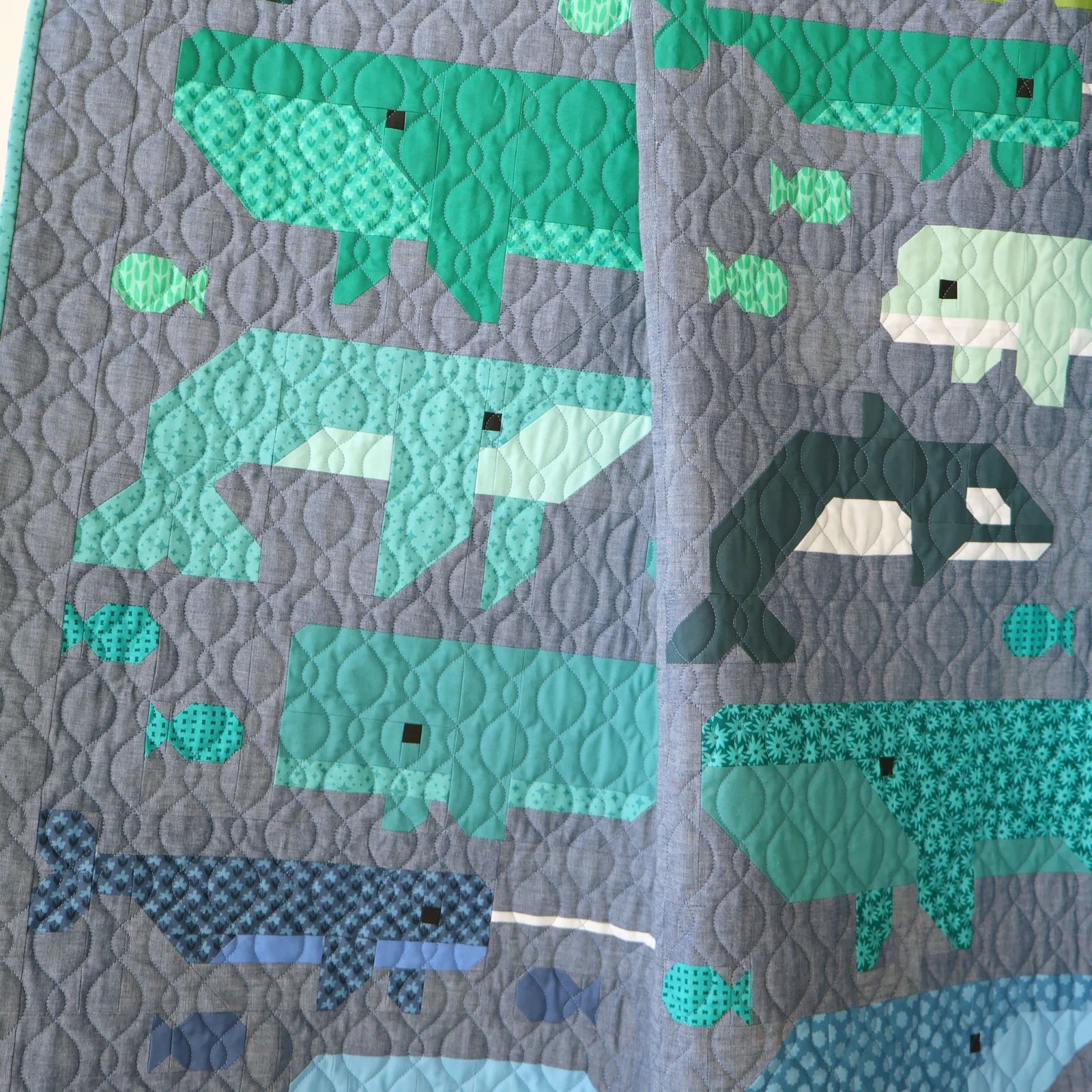 Elizabeth Hartman Whale Watching Quilt Pattern