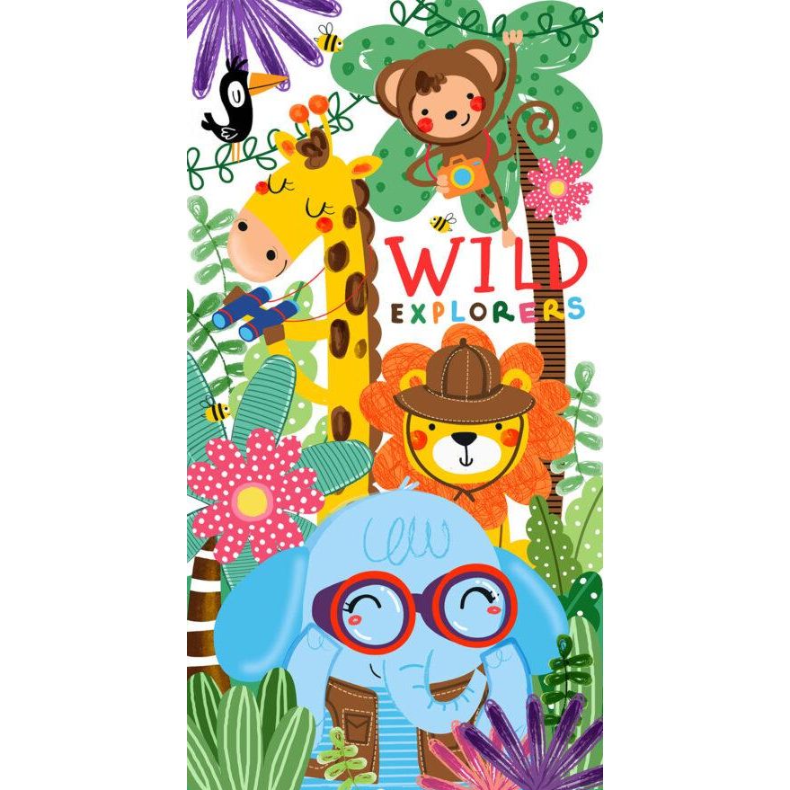 Wild Explorers Fabric Panel
