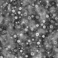 Wildflower Meadow Silver Fabric