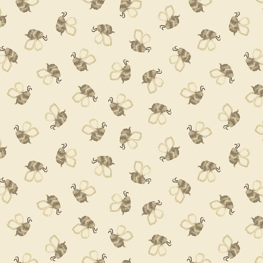You Are My Sunshine Bee Cream Fabric - By the yard