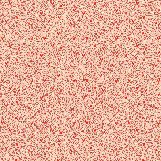 You & Me Dots Pink Fabric - By the yard