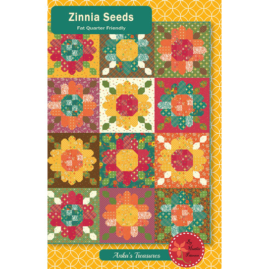 Anka's Treasures Zinnia Seeds Quilt Pattern