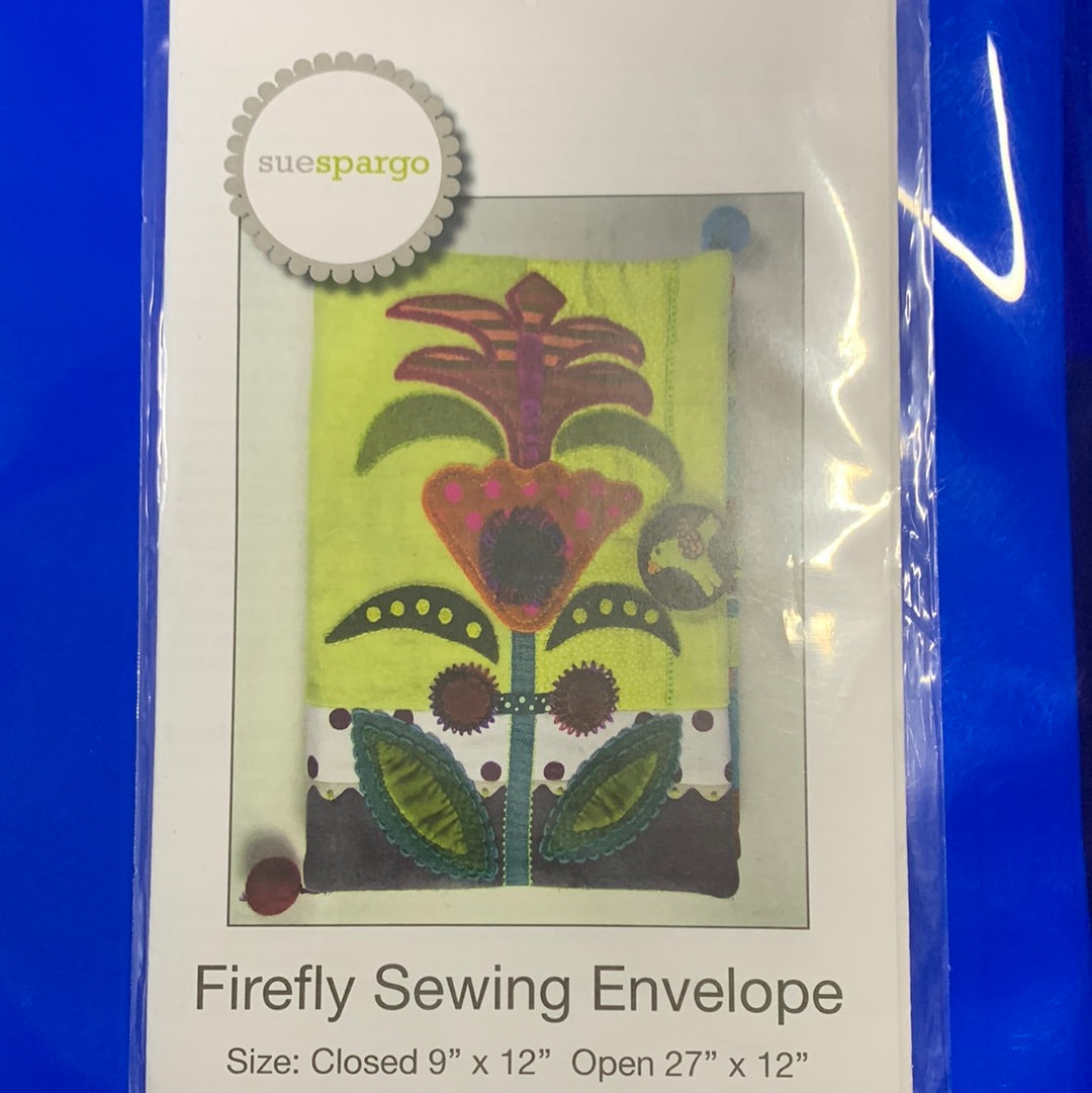 Sue Spargo Firefly Sewing Envelope Pattern