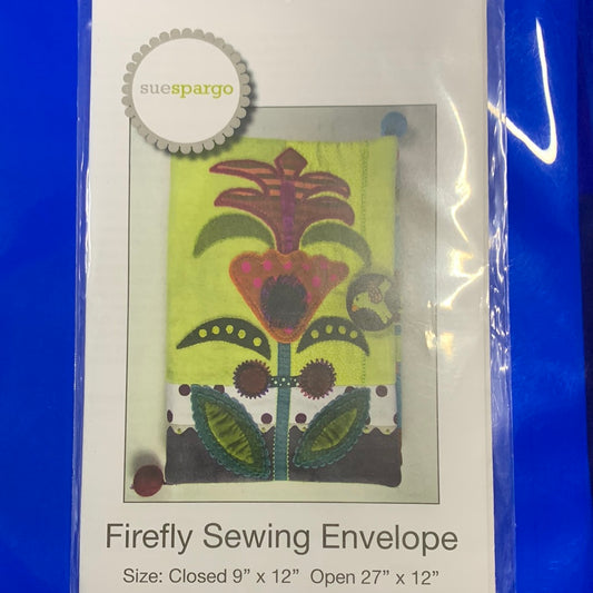 Sue Spargo Firefly Sewing Envelope Pattern