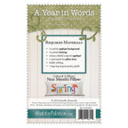 Shabby Fabrics A Year in Words Pillows 3 - Family - March - Pillow Pattern