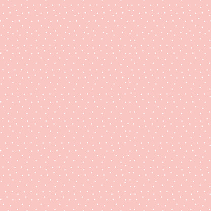 Sew Much Fun Dots Pink Fabric - By the yard