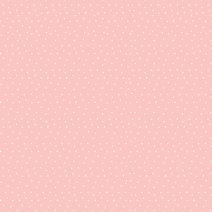 Sew Much Fun Dots Pink Fabric - By the yard