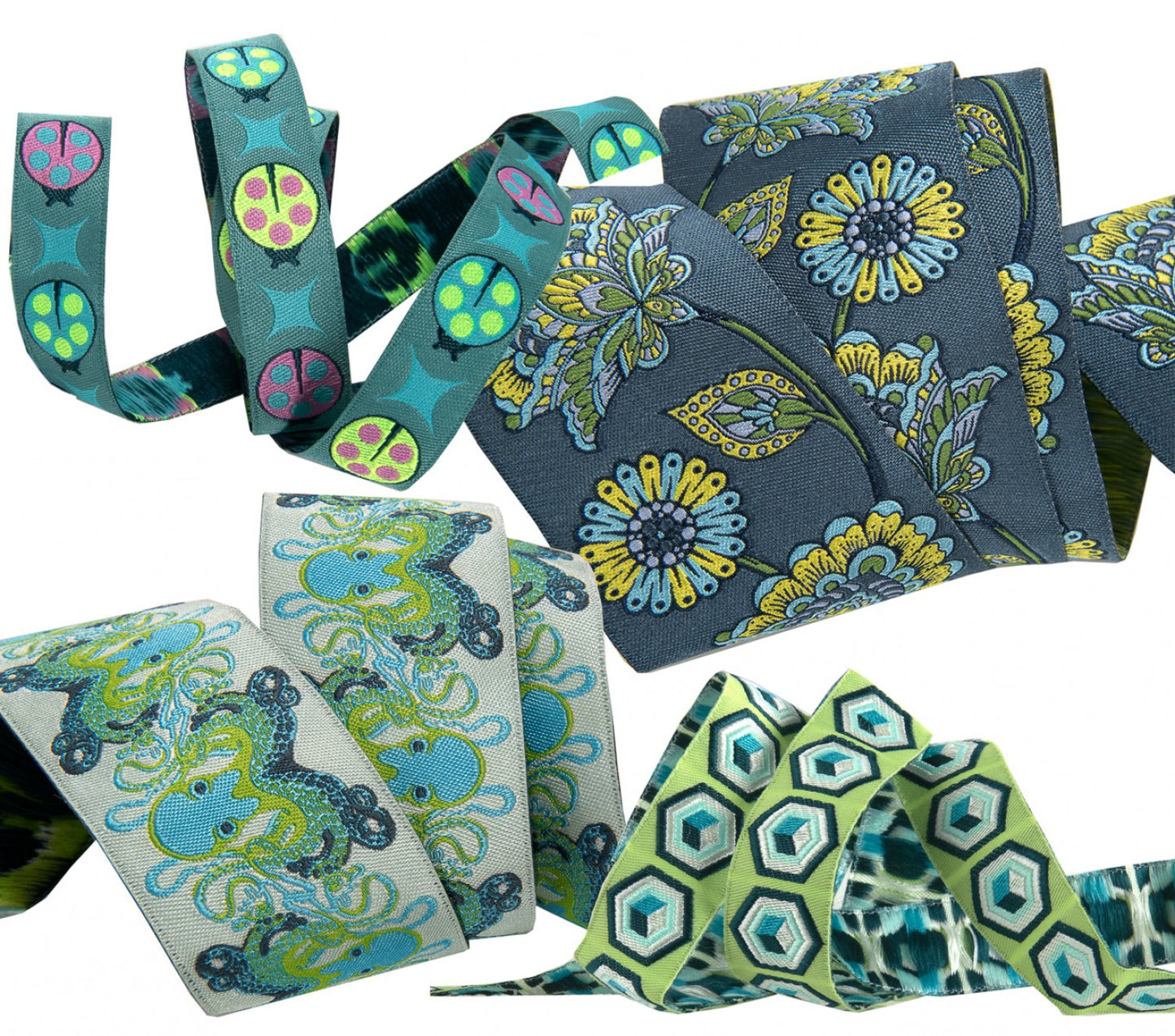 Designer Ribbon Tula Pink Octogarden Pack