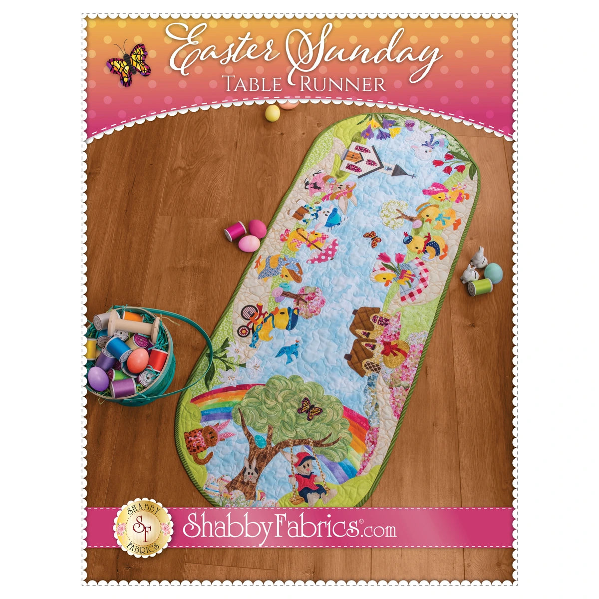 Shabby Fabrics Easter Sunday Series - Table Runner Pattern
