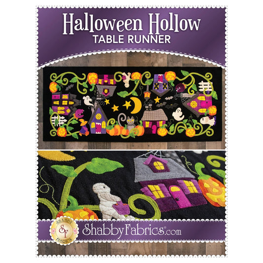 Shabby Fabrics Halloween Hollow Table Runner Pattern