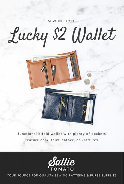 Sallie Tomato Lucky $2 Wallet Pattern