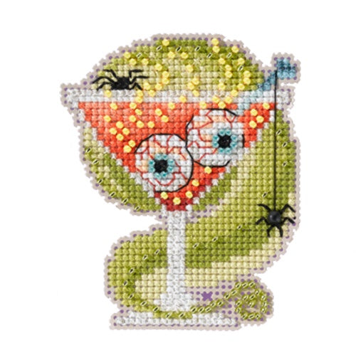 Mill Hill MH182223 Eyeball Martini Cross Stitch Kit