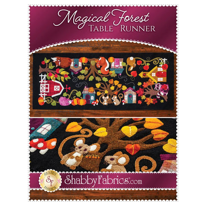 Shabby Fabrics Magical Forest Table Runner Pattern