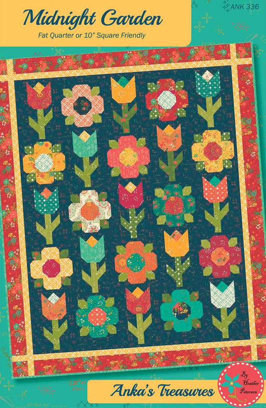 Anka's Treasures Midnight Garden Quilt Pattern