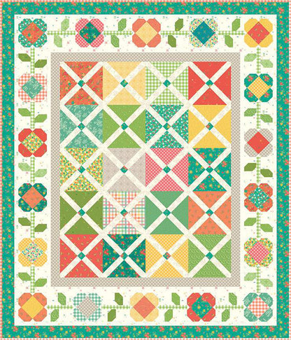 Anka's Treasures Plaid and Posies Quilt Pattern