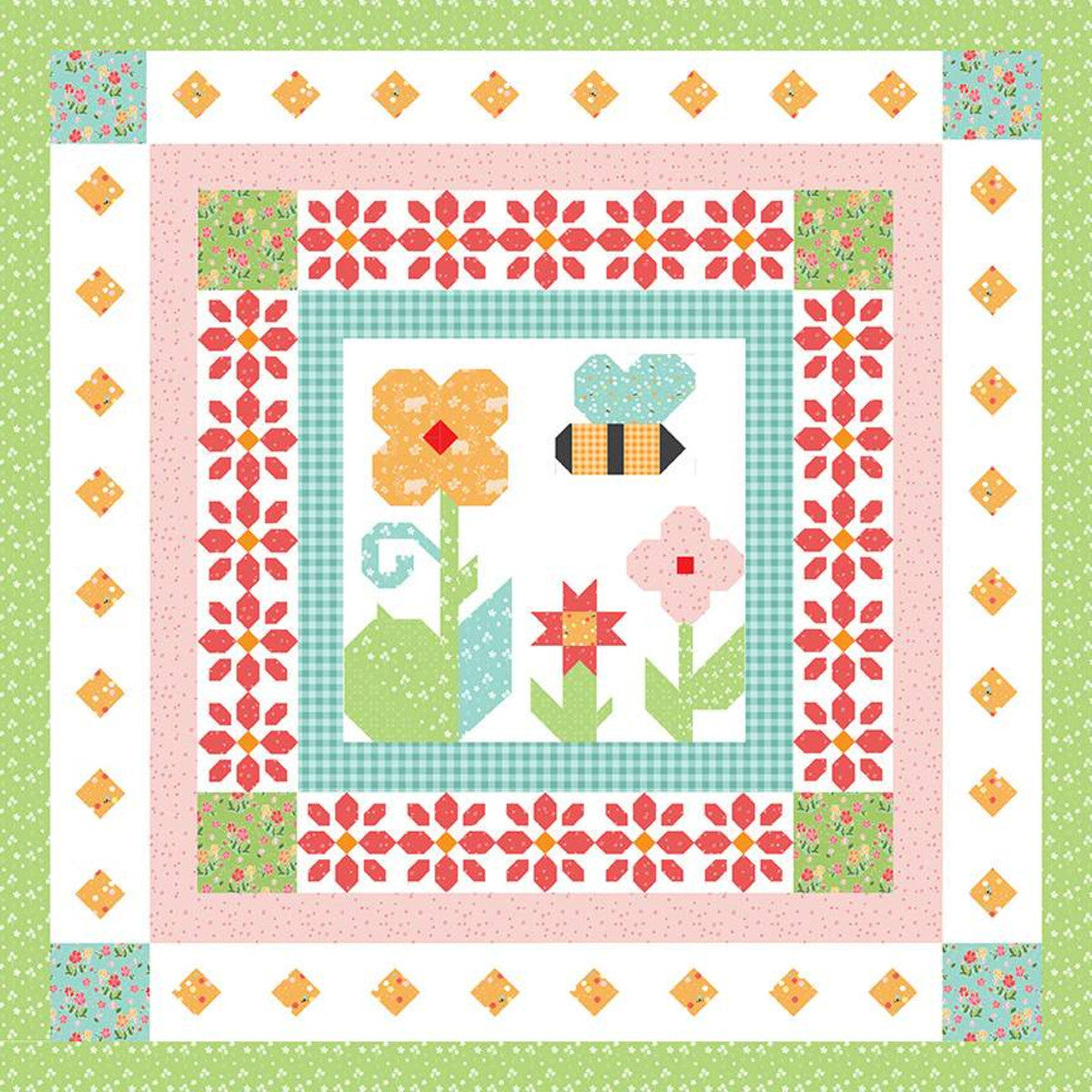 Burlap and Blossom Perfect Day Quilt Pattern
