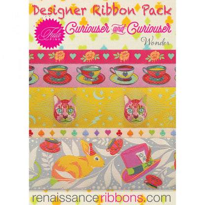 Designer Ribbon Tula Pink Curiouser Wonder Pack