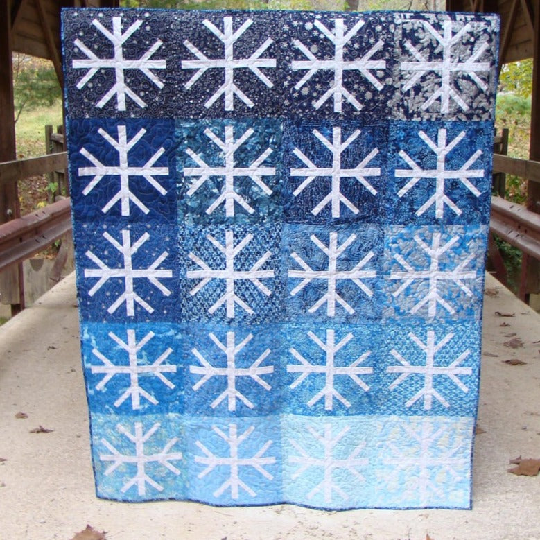 Slice of Pi Snowfall Quilt Pattern