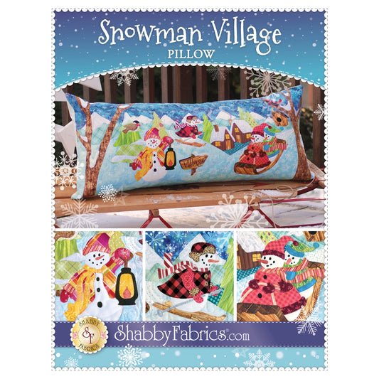 Shabby Fabrics Snowman Village Series - Pillow - Pattern